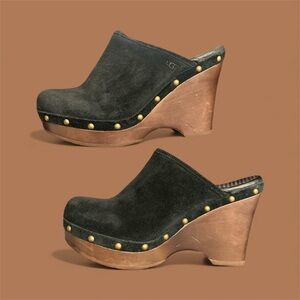 UGG Black and Brown Women's Mules